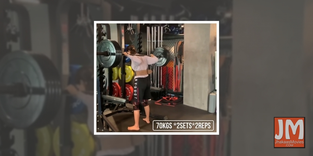 Disha Patani shares glimpse of her fav exercises.