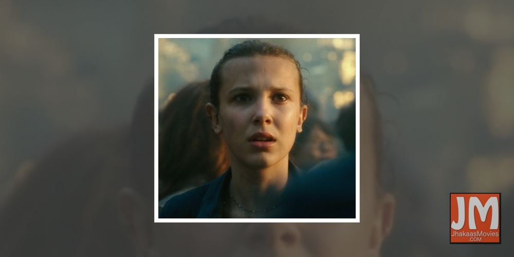 Millie Bobby Brown relates to role in 'Godzilla Vs. Kong'.