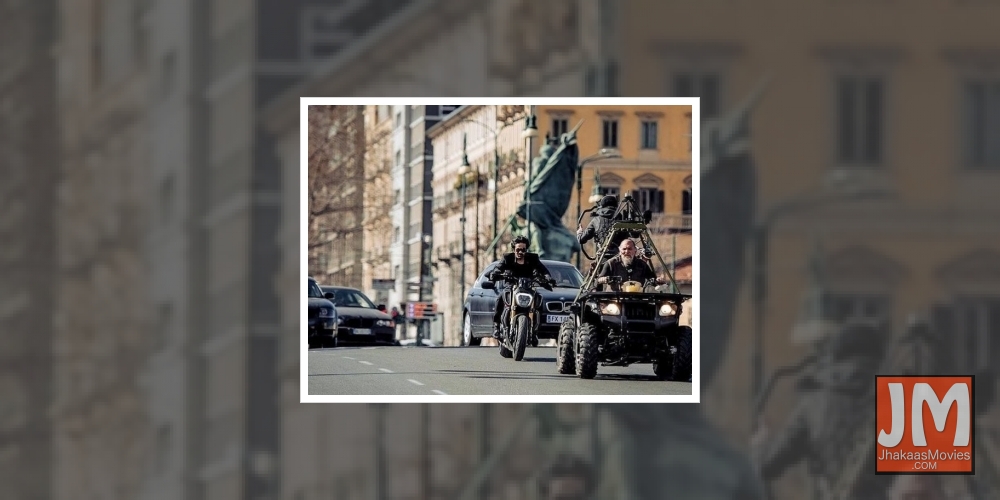 Ravi Teja hits 'action mode' in Italy.