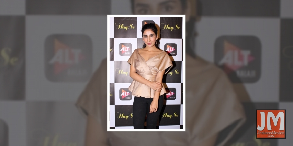 Mumbai: Actress Parul Gulati at the promotion of her upcoming web series 