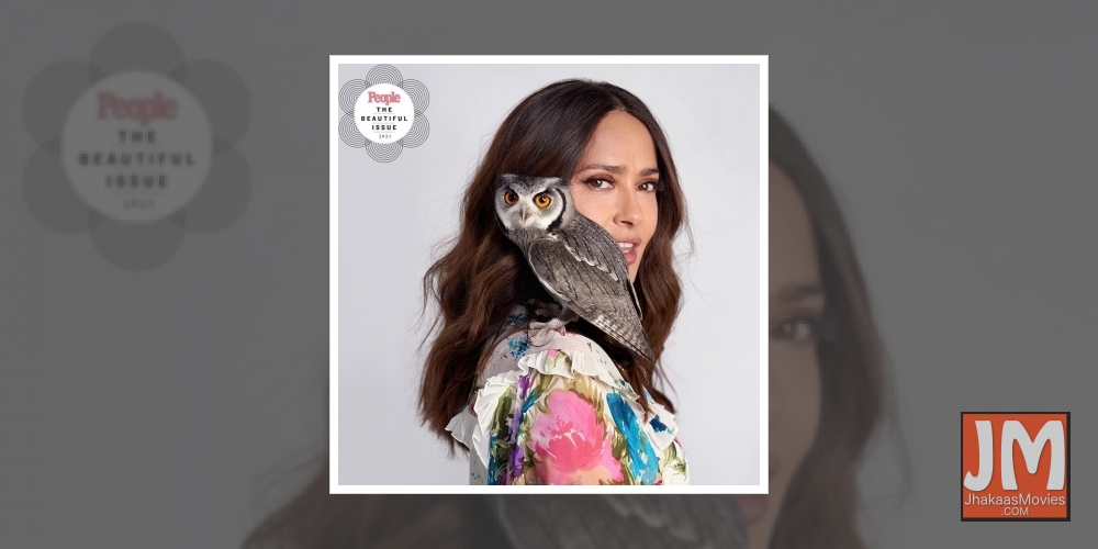 Salma Hayek's pet owl likes good wine