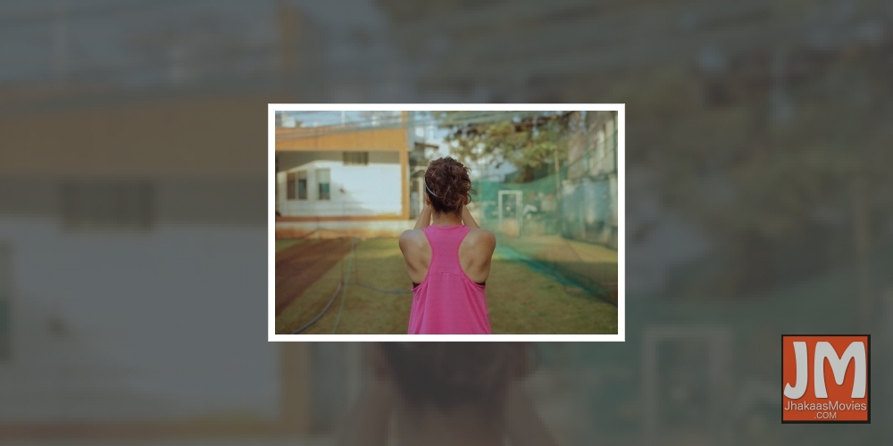 Taapsee Pannu trains in open ground amidst lockdown.