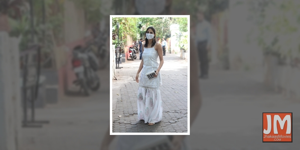 Mumbai: Aahana kumra snapped at Prithvi theatre Juhu On Wednesday 31th March, 2021.