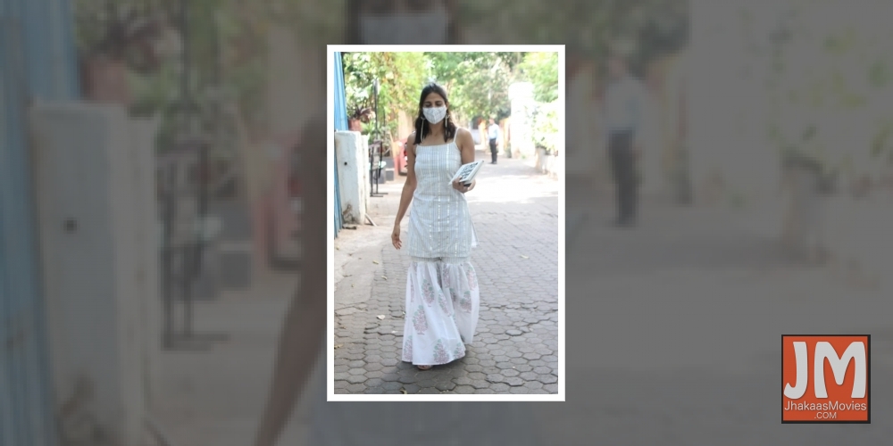 Mumbai: Aahana kumra snapped at Prithvi theatre Juhu On Wednesday 31th March, 2021.