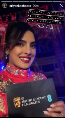 Priyanka, Nick go ÃƒÂƒÃ‚Â¢ÃƒÂ‚Ã‚Â€ÃƒÂ‚Ã‚Â˜black,redÃƒÂƒÃ‚Â¢ÃƒÂ‚Ã‚Â€ÃƒÂ‚Ã‚Â™ on BAFTA red carpet.