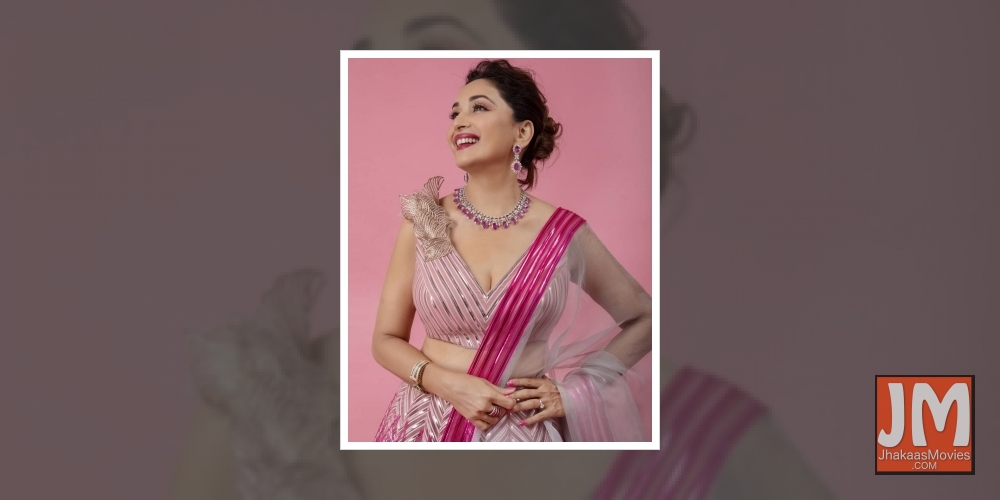 Madhuri Dixit Nene looks 'pretty in pink' in new photo-op.