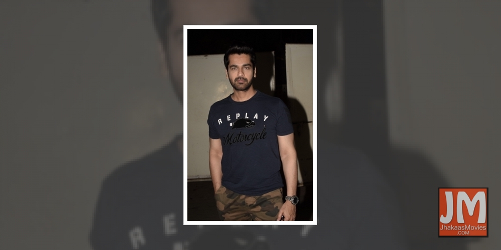 Mumbai: Actor Arjan Bajwa at the screening of an upcoming film 