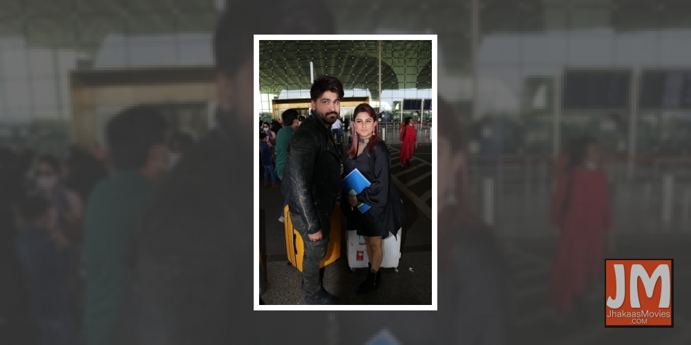 Mumbai: Aarya Babbar  seen at Airport on Saturday, 30 January 2021.
