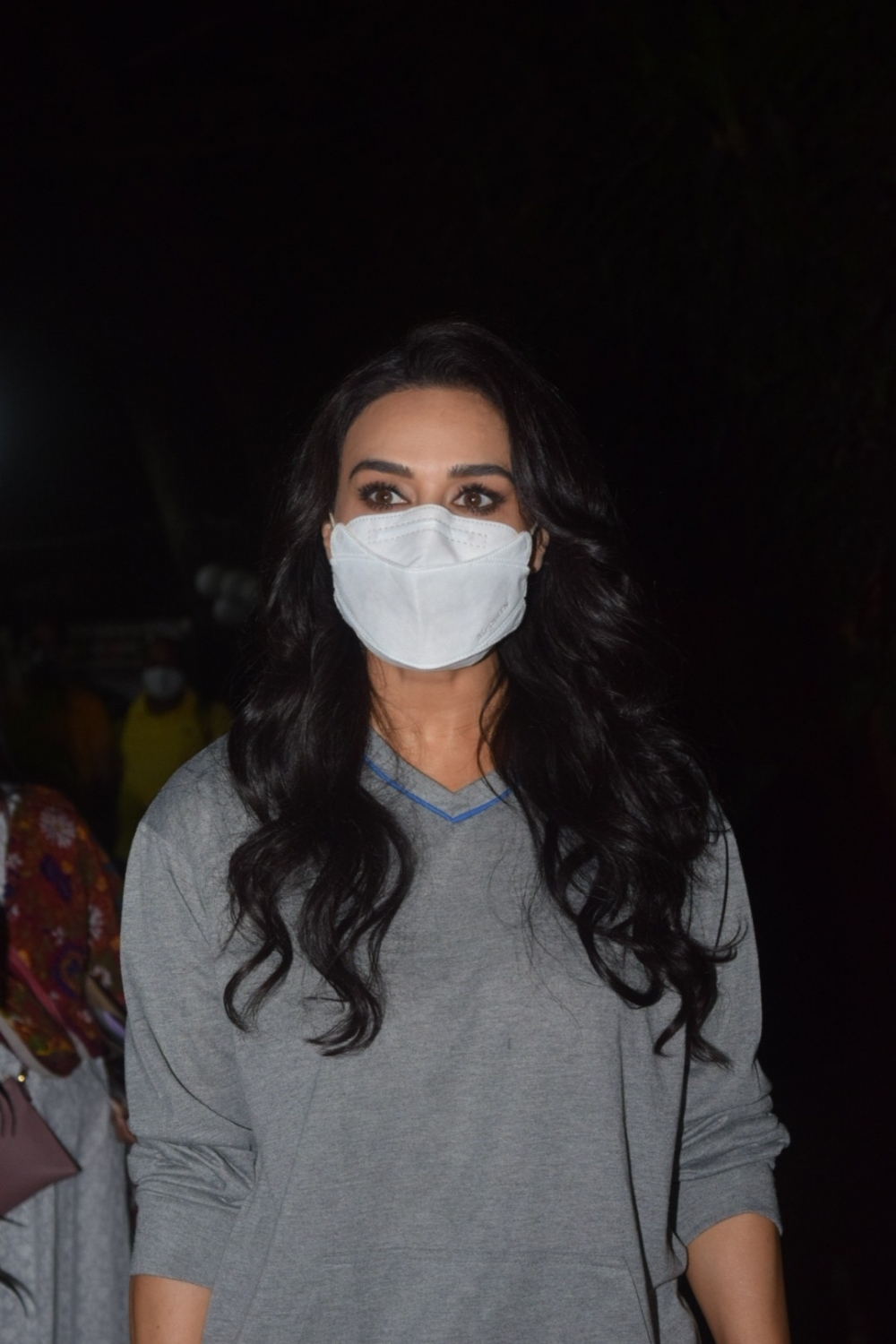 Preity Zinta Snapped post shoot in bandra.(Photo: Sanjay Tiwari/IANS)