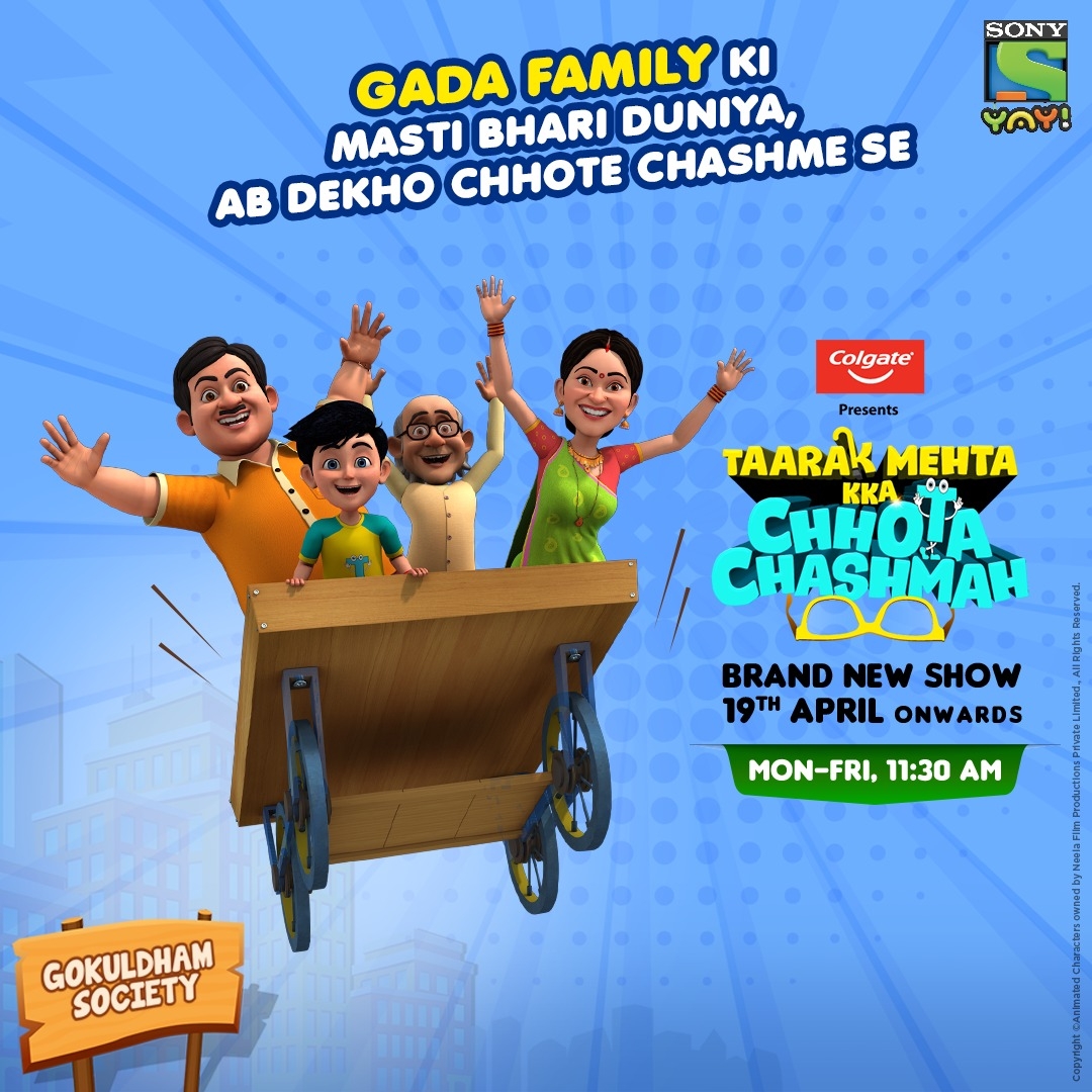 'Taarak Mehta Kka Chhota Chashmah' title track narrates antics of characters.