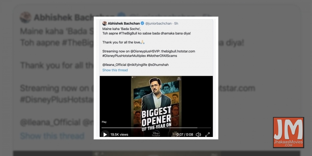 Big B calls son Abhishek Bachchan 'father's pride'