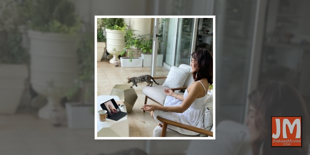 Jacqueline Fernandez suggests yoga to deal with lockdown