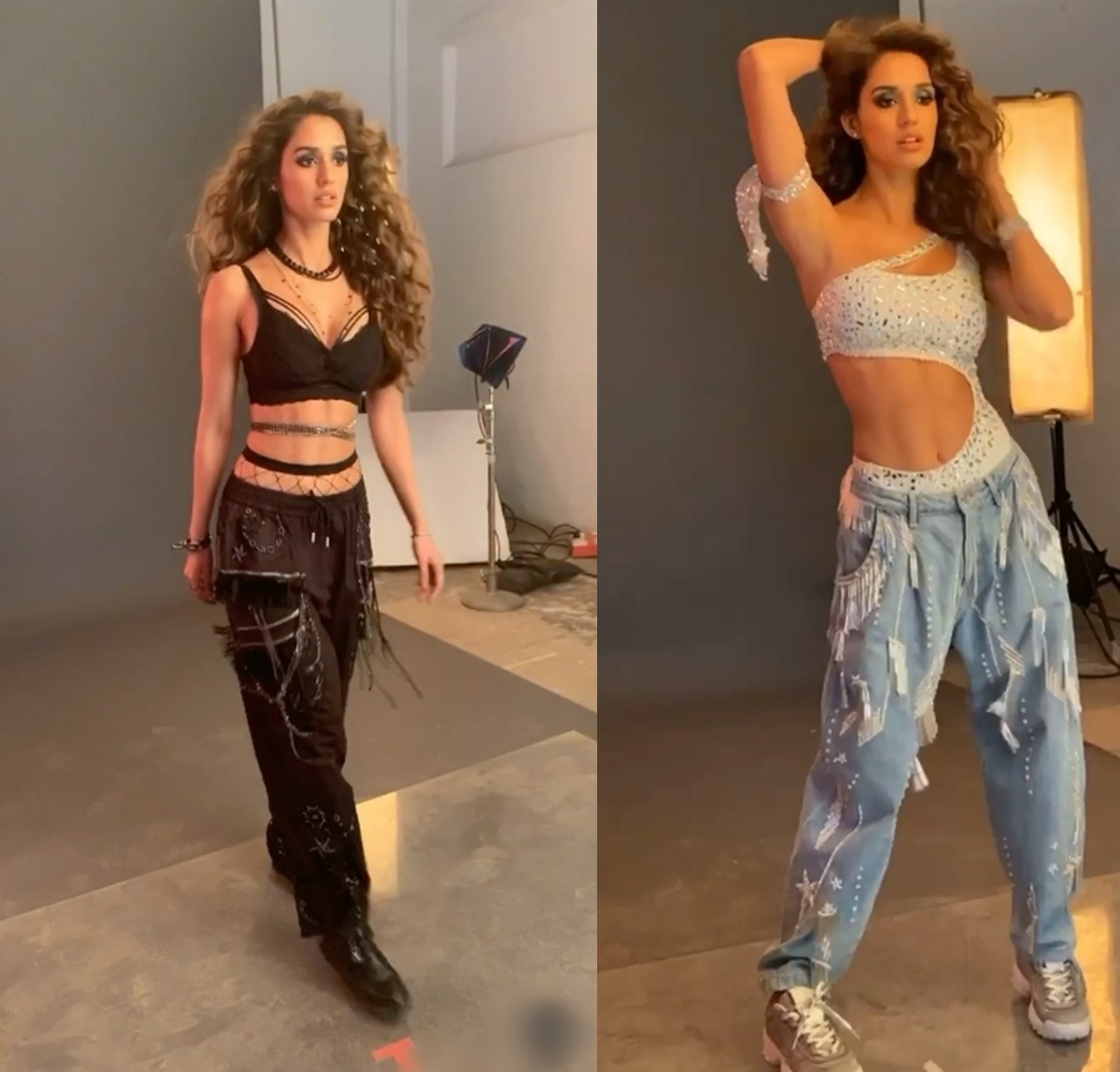 Disha Patani shares her looks in 'Seeti maar'.(photo:instagram)