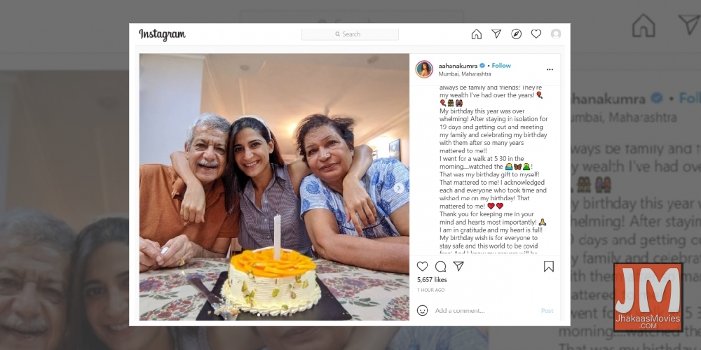 Aahana Kumra shares birthday pics