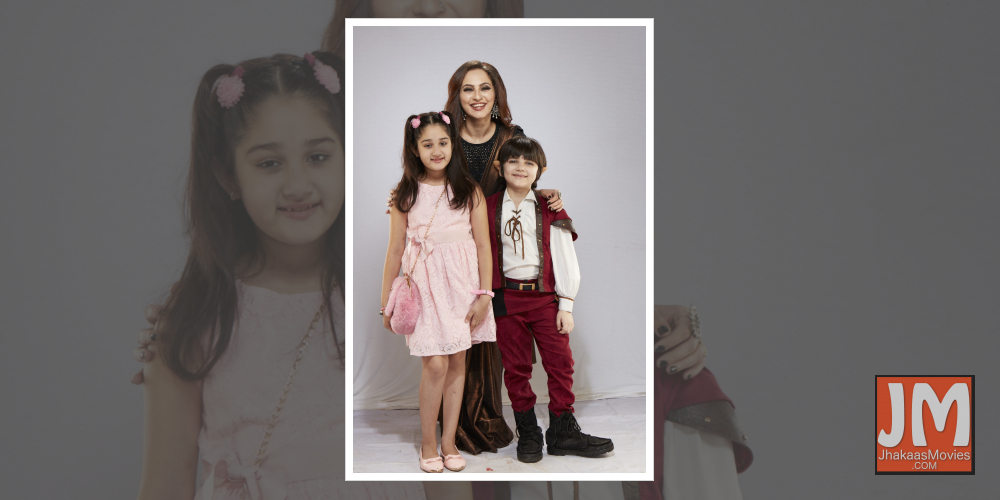 Lavina with Maisha Dixit and Tanmay Rishi Shah