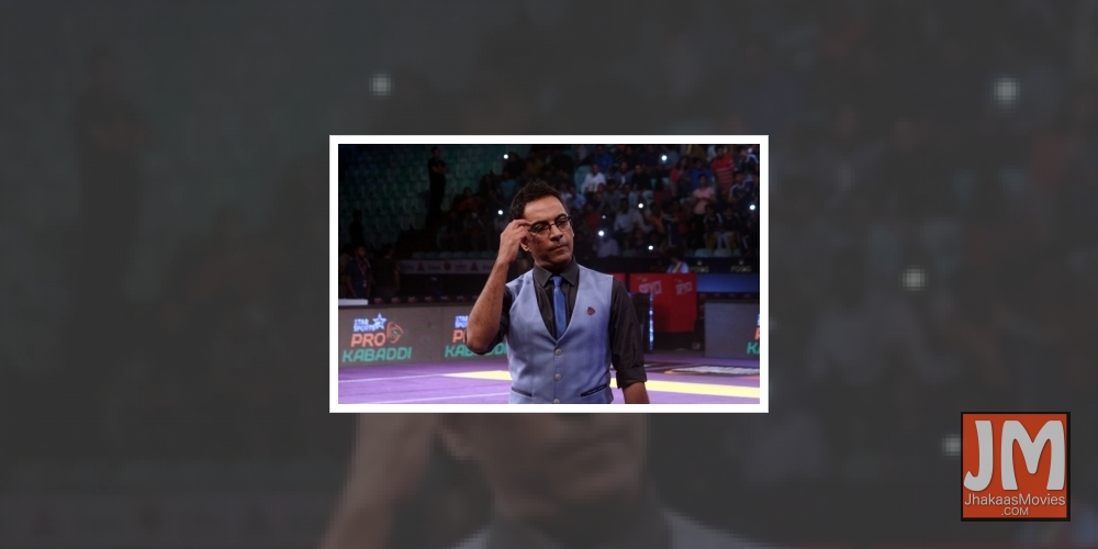 New Delhi: Actor Vrajesh Hirjee during a Pro Kabaddi League 2016 match between Dabang Delhi and Patna Pirates in New Delhi, on July 25, 2016.