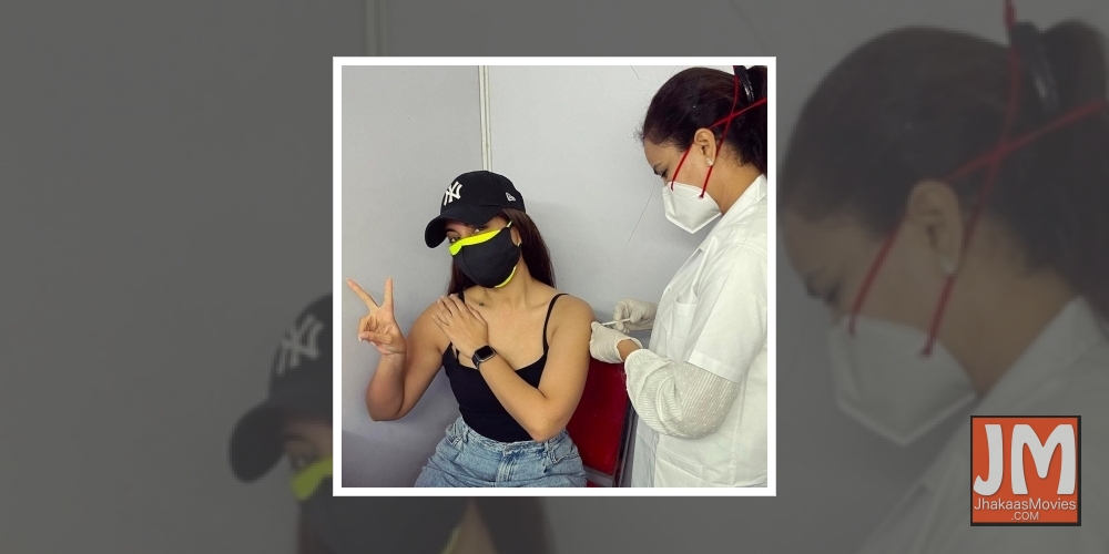 Sonakshi Sinha gets the jab.