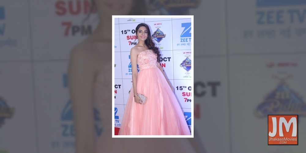 Mumbai: Telelvision actress Anjum Fakih during the red carpet of the grand celebration of 