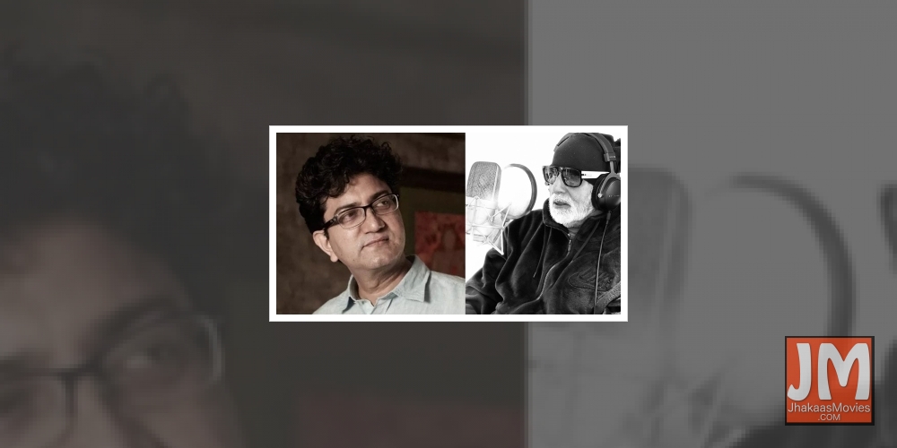 Prasoon Joshi reacts after Big B credits him for poem.