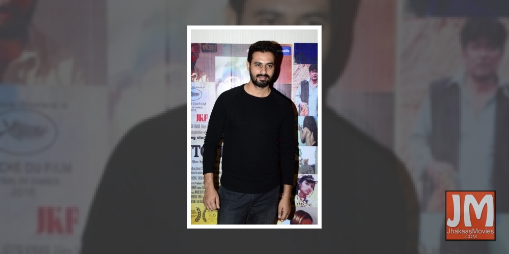 Mumbai:  Actor Shoib Nikash Shah during the trailer launch of film Mantostaan in Mumbai on April 15, 2017.