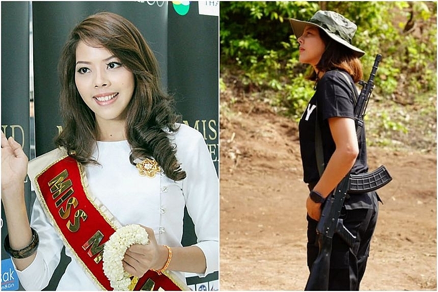 Burmese beauty queen turns rebel.