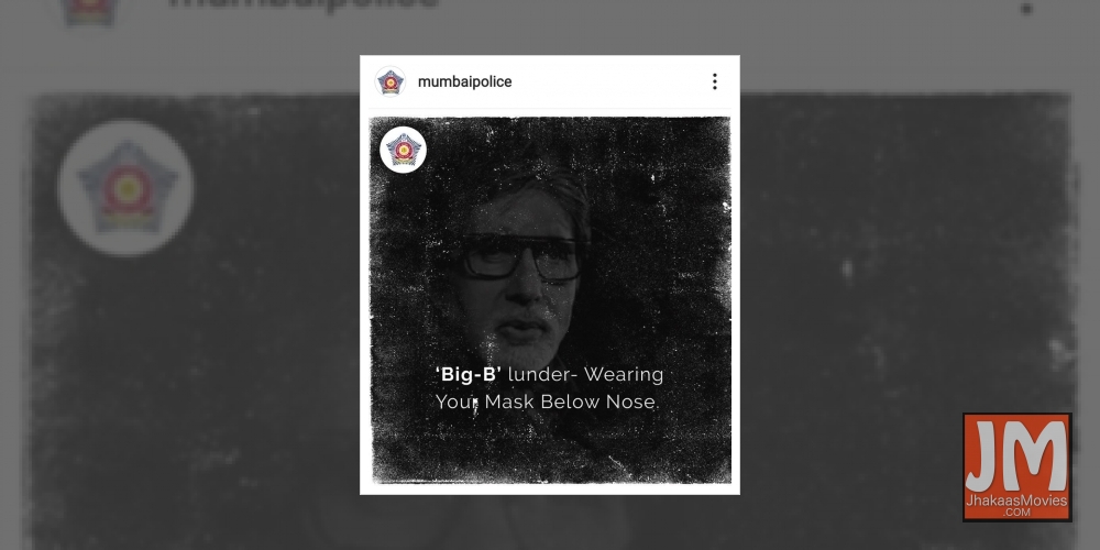 Big B, Rajesh Khanna, Ayushmann, Kajol in Mumbai Police memes for Covid awareness.