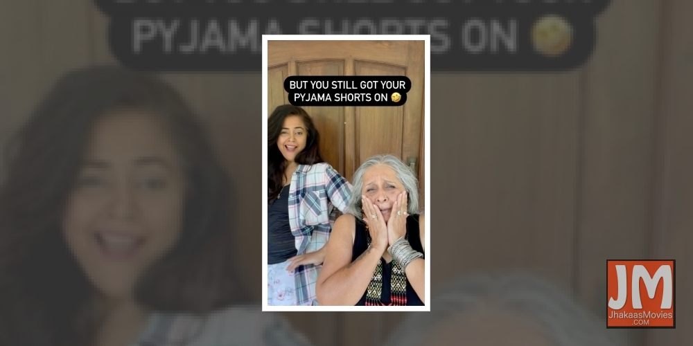 Sameera Reddy reveals the secret of dressing for video calls.