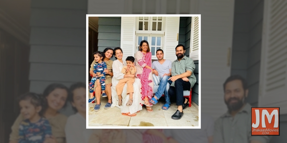 Kangana Ranaut spends time with family after recovering from Covid