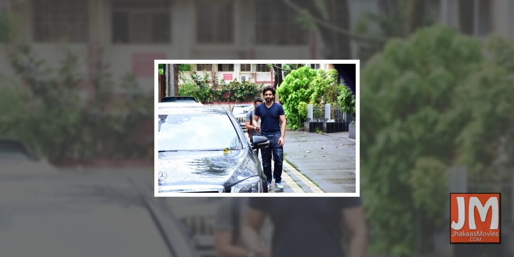 Mumbai: Actor Jackky Bhagnani seen at Bandra in Mumbai on July 11, 2020.