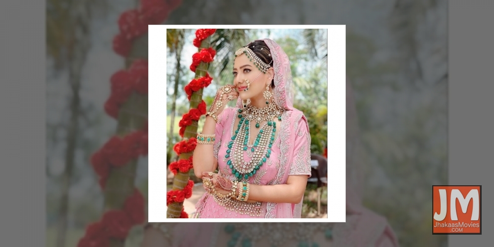 Madalsa Sharma wore a 10-kilo lehenga for wedding scene in 'Anupamaa'