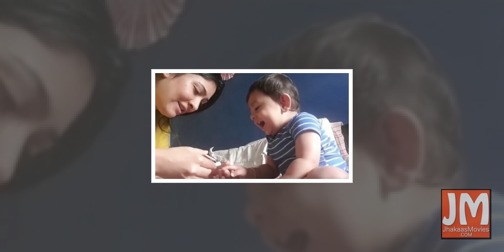 KGF' star Yash's toddler son giggles during nail trim from mom Radhika; video goes viral .