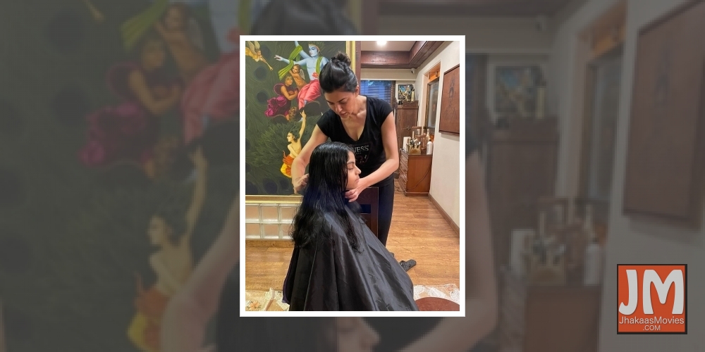 Sushmita Sen is daughter Alisah's official choice of hairdresser.