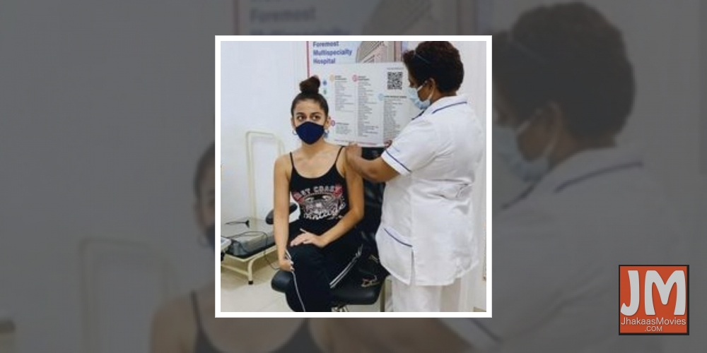 Alaya gets her first Covid jab: 'Wasn't bad at all!'