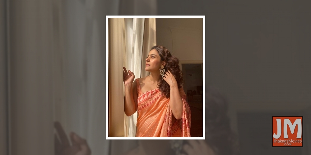 Kajol poses in 'beloved saree'