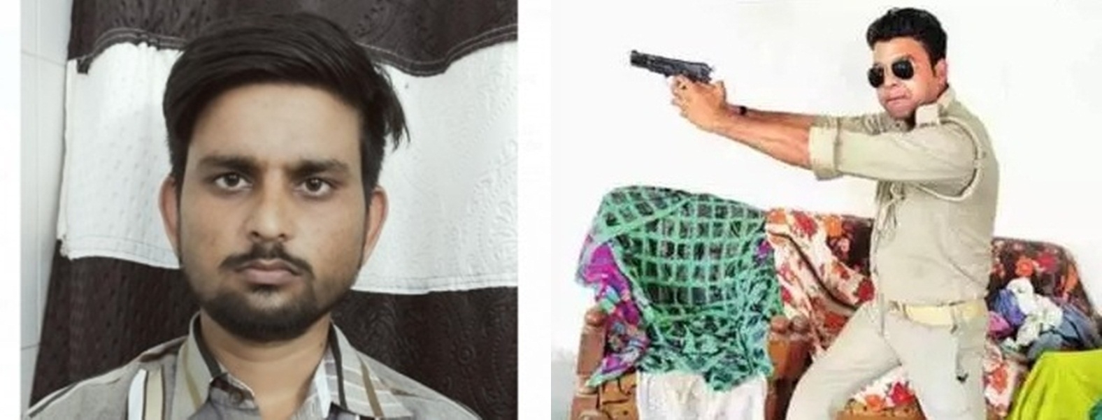 Sunil Kumar, posing as cop Anil Kumar.