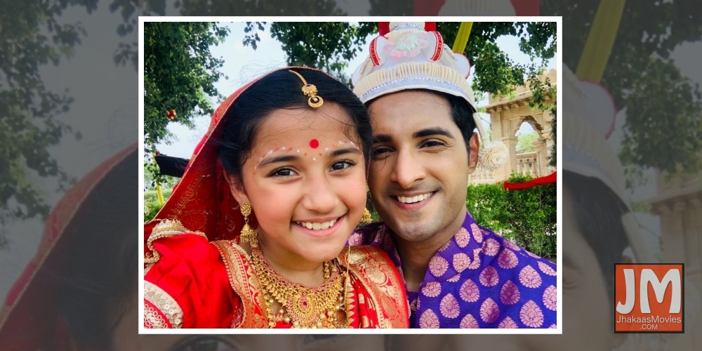 Bhavya Sachdeva enjoys shooting with child artiste Aurra Bhatnagar.