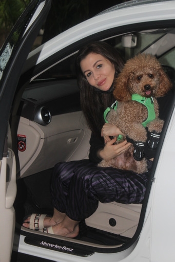 Mumbai: Giorgia Andriani spotted at bandra on Friday June 25, 2021.(Photo: Sanjay Tiwari/IANS)