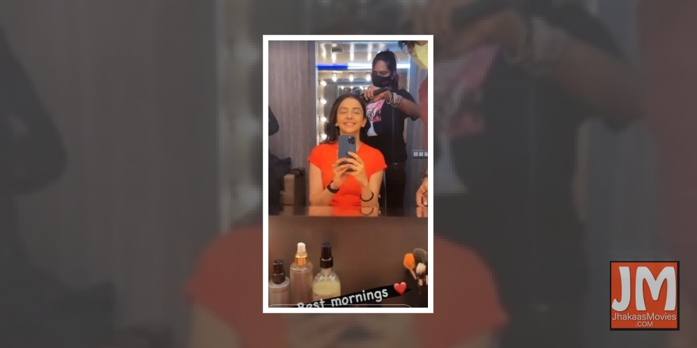 Rakul Preet Singh shares glimpse of her 'best mornings'.