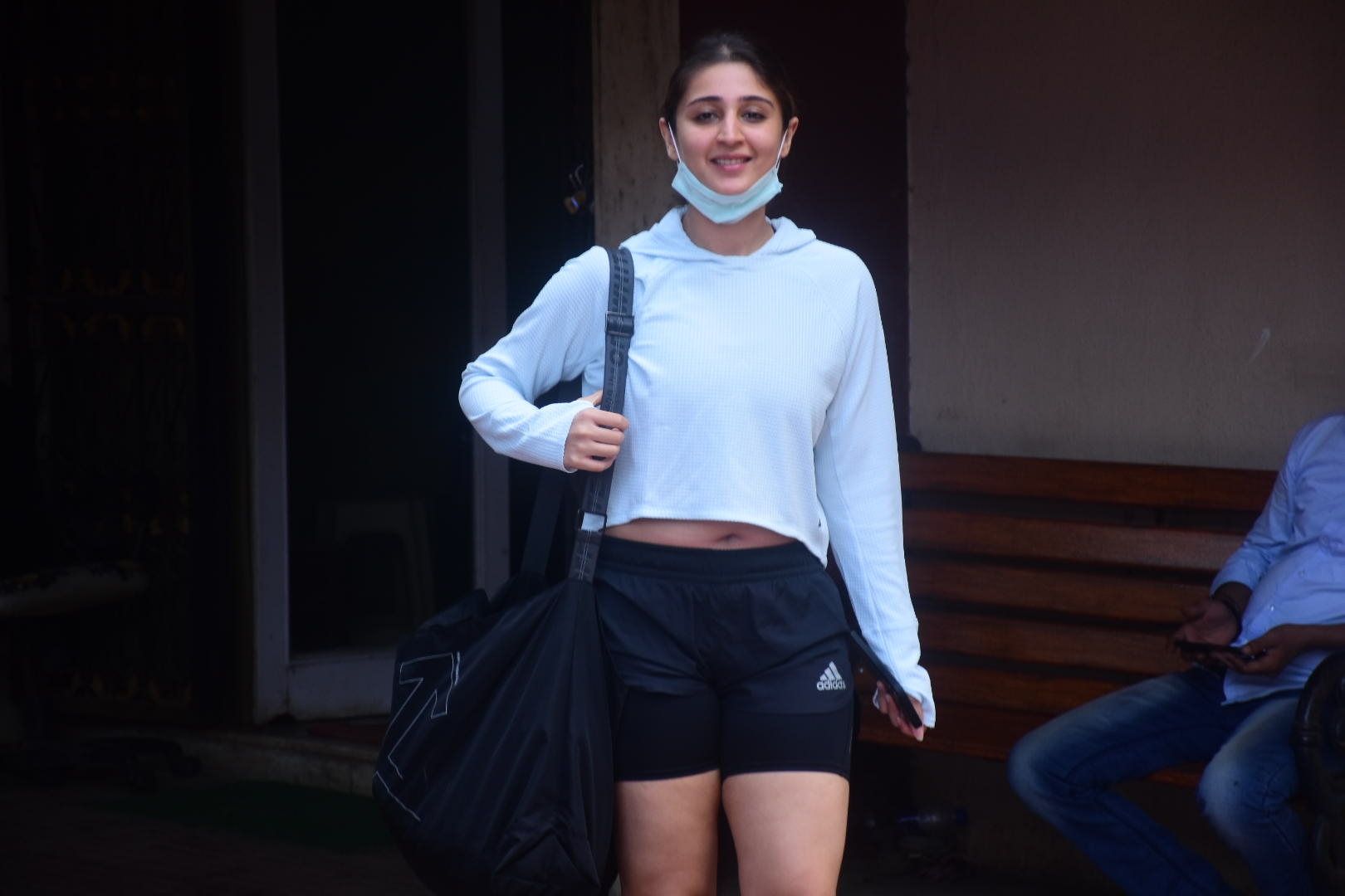 Mumbai: Dhavni Bhanushali spotted post workout at Santacruz on Monday June 28, 2021.(Photo: Sanjay Tiwari/IANS)