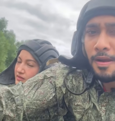 Zaid Darbar posts his adventurous Russian war tank tour experience