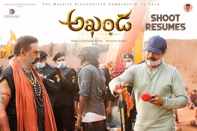 Mahesh Babu back on set to shoot 