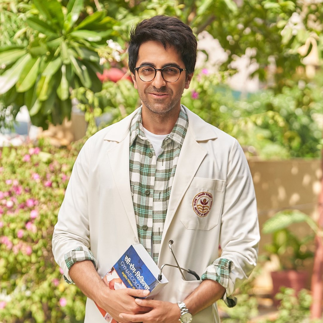 Ayushmann Khurrana posts "DoctorG" first look from the film set.(photo:Instagram)