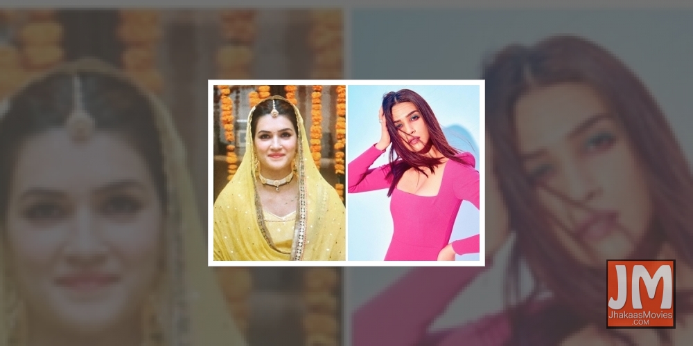 One features her weight gain and other her normal self