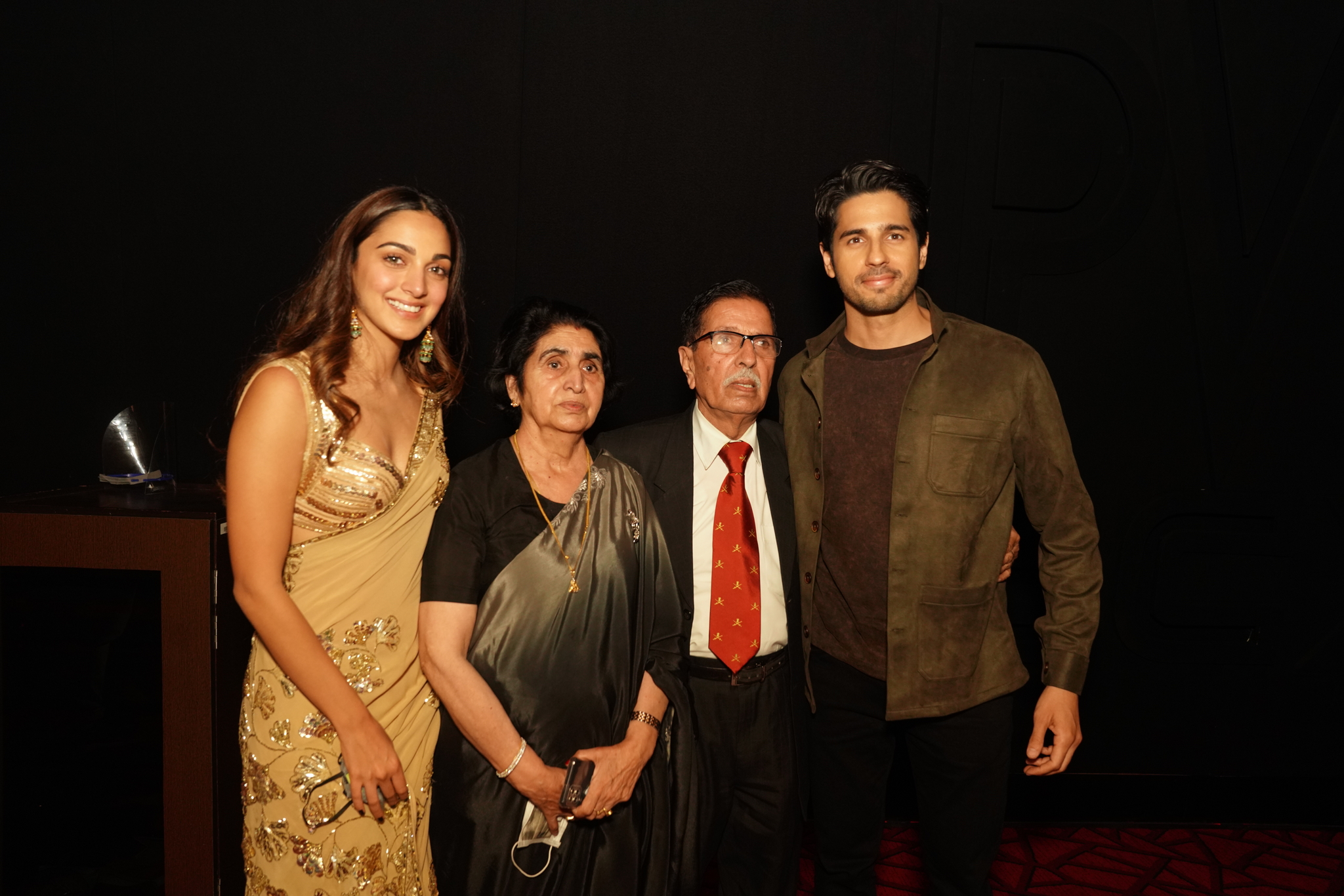 Sidharth Malhotra with his parents