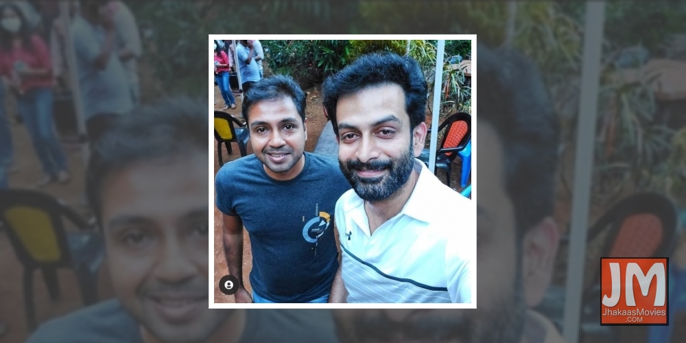 Reassuring to have Prithviraj Kuruthi director Manu Warrier