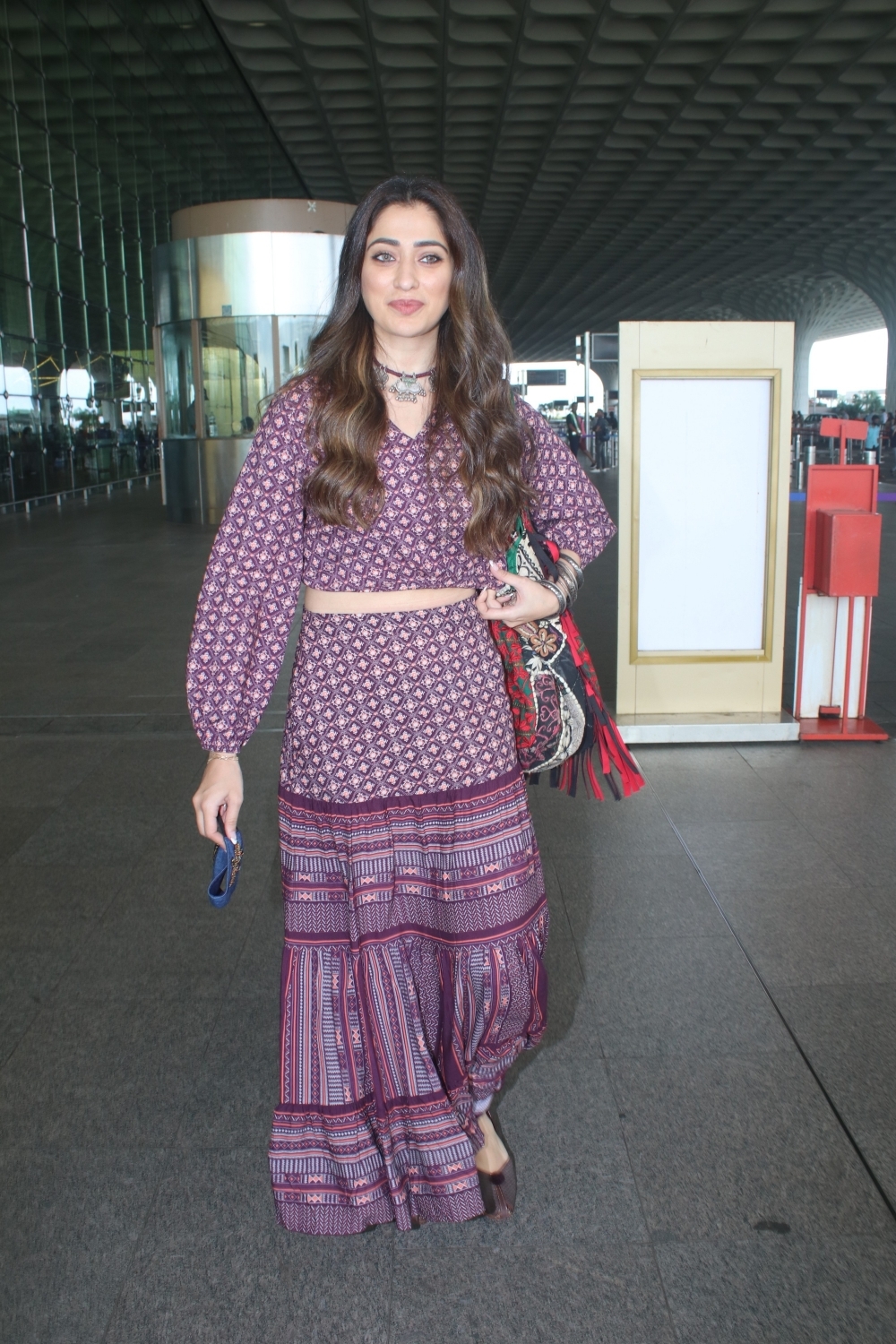 Mumbai: Laxmi Rai spotted at airport departure on Tuesday, August 24, 2021.(Photo: Sanjay Tiwari/IANS)