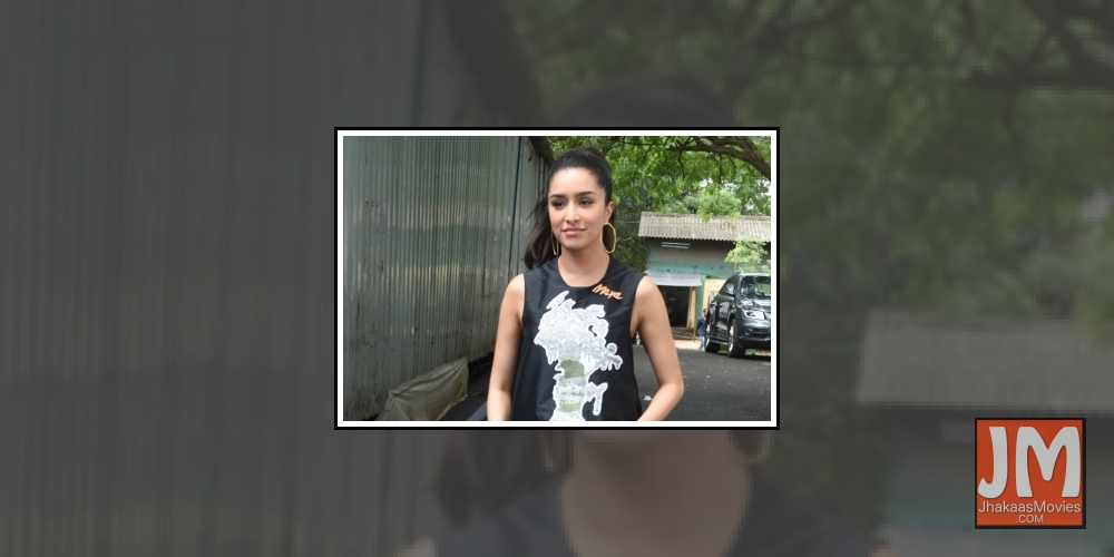 Mumbai: Actress Shraddha Kapoor during the promotions of her upcoming film 