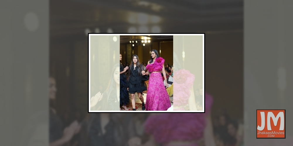 Hyderabad: P.V. Sindhu walks ramp for designer Shriya Bhupal