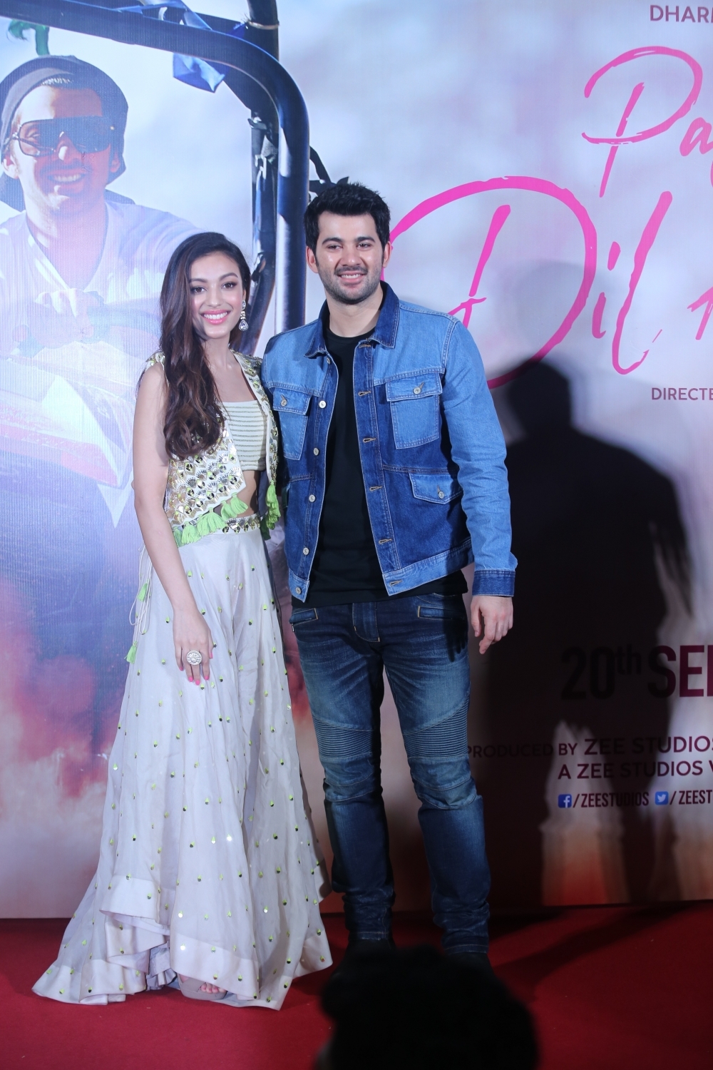 Mumbai: Debutants Karan Deol and Sahher Bambba at the trailer launch of their upcoming film "Pal Pal Dil Ke Paas" in Mumbai, on Sep 5, 2019. (Photo: IANS)
