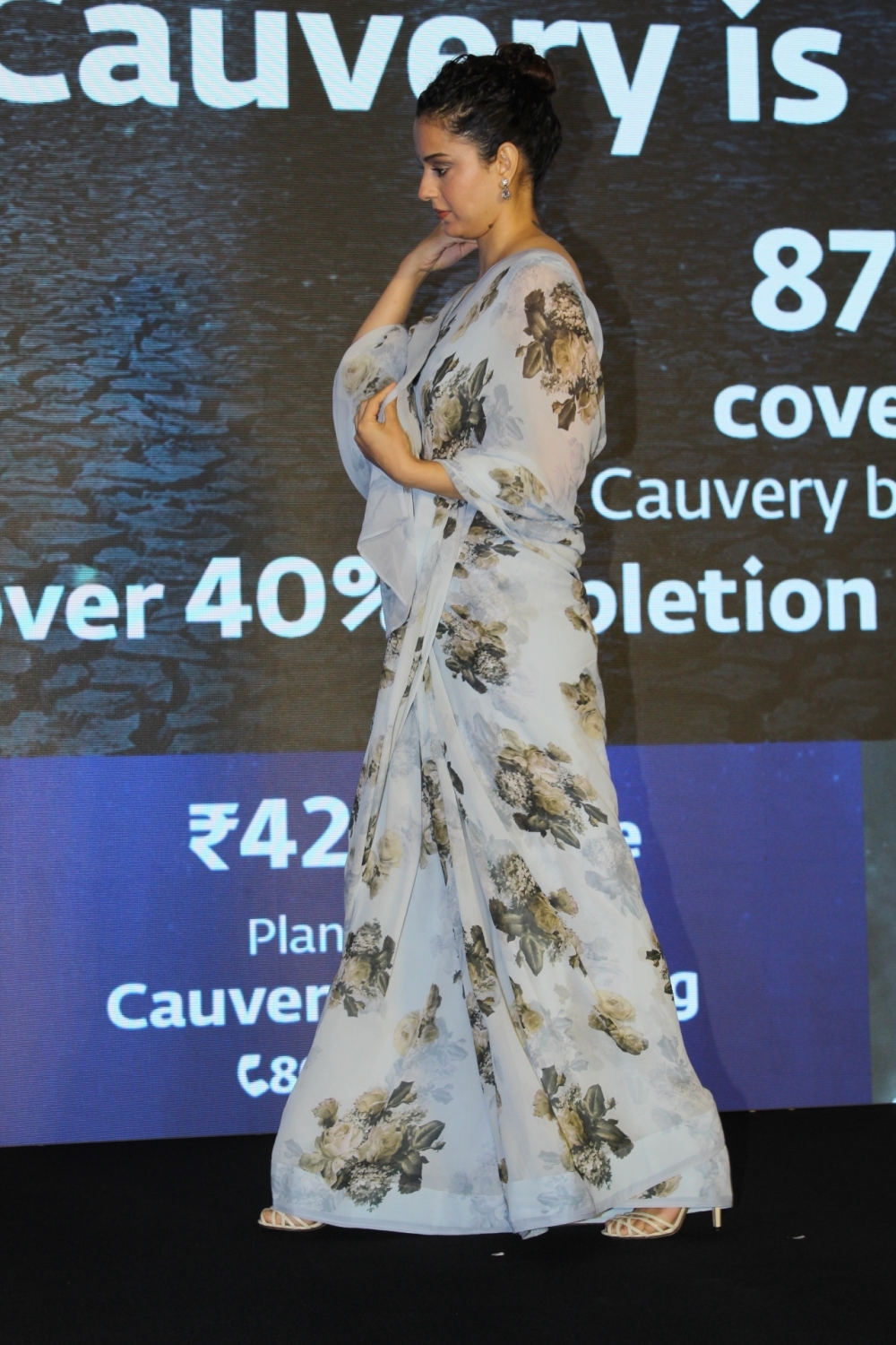Mumbai: Actress Kangana Ranaut at "Cauvery Calling" campaign in Mumbai, on Sep 5, 2019. (Photo: IANS)